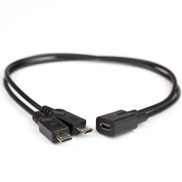 An image of Dual microB USB Power Cable