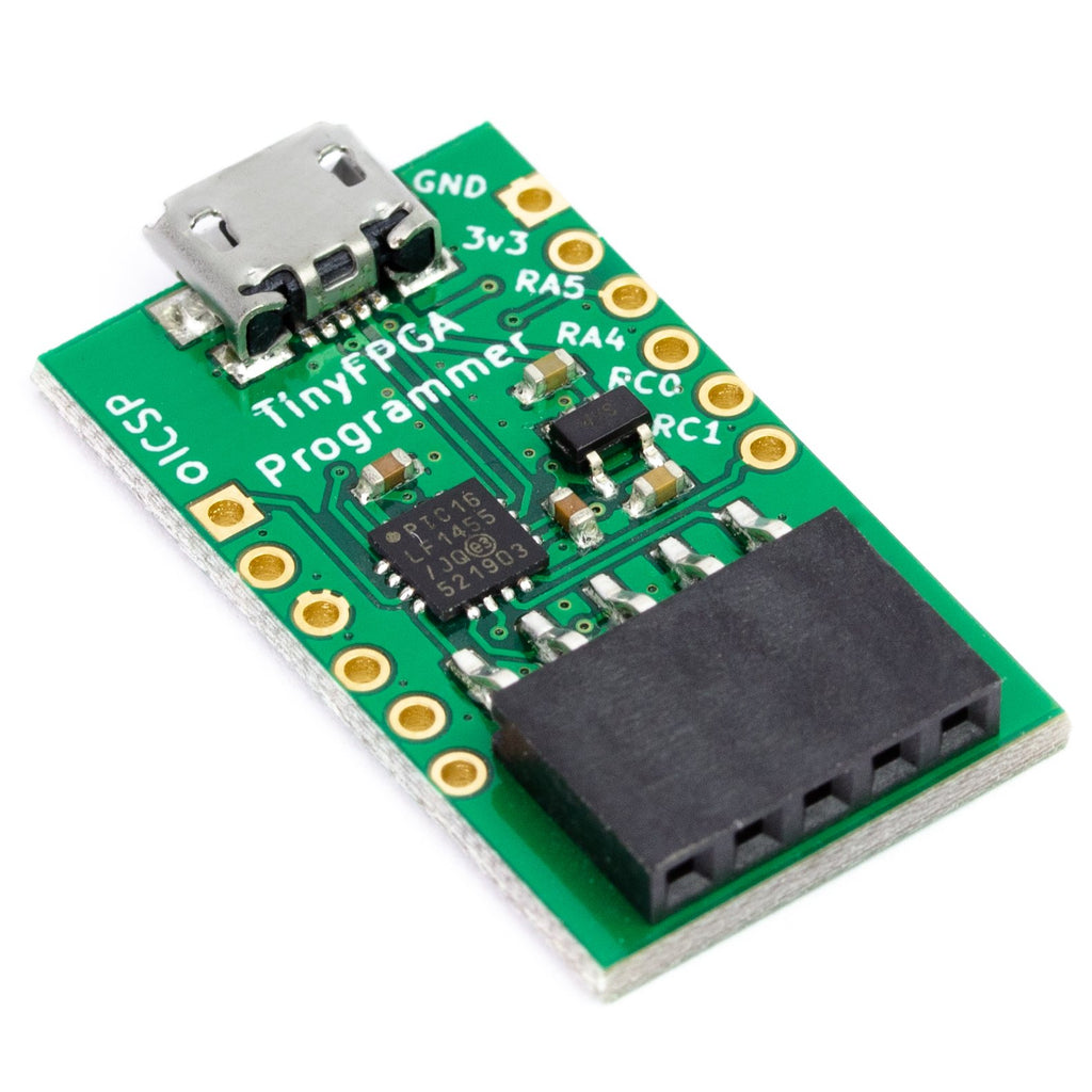 TinyFPGA Programmer - A convenient and inexpensive USB JTAG programmer for TinyFPGA A1 and A2 boards.