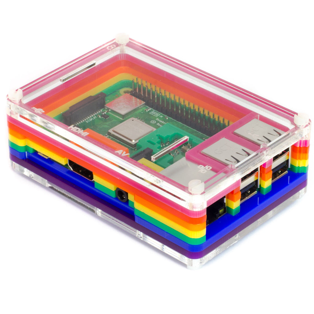 Pibow 3 B+ (Raspberry Pi 3 B+, 3, & 2) - Pibow. The most stylish, add-on friendly, and protective case for the Raspberry Pi 3 B+!
