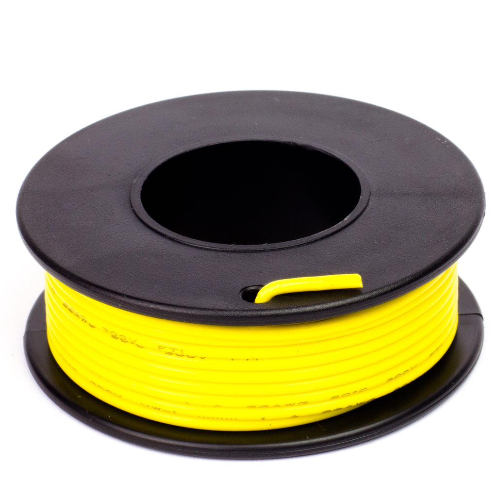 Wire Spool - 7.5m of solid core 22 AWG wire in a variety of lively colours!