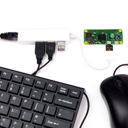 Three Port USB Hub with Ethernet (USB A)