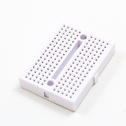 Colourful mini breadboard - Solderless breadboard is an essential protoyping tool, allowing you to add push-through components directly onto the board without the need for any soldering.
