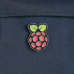 An image of Raspberry Pi Iron Stamped Pin Badge