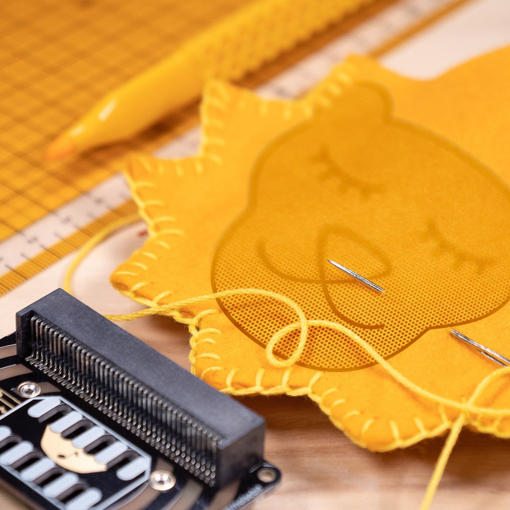 noise:bit micro:bit Kit - Sew and code a sleepy lion with our noise:bit micro:bit kit. Be careful not to shake the lion or you'll wake it up and make it roar! You can even make your lion sing (code it to play songs)!
