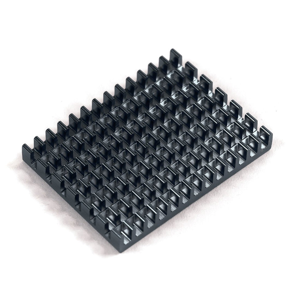 Raspberry Pi 4 Heatsink - This sizeable (40x30x5mm) heatsink in Pirate black will let you eek out some extra thermal performance from power-hungry tasks. Perfect for the Raspberry Pi 4!