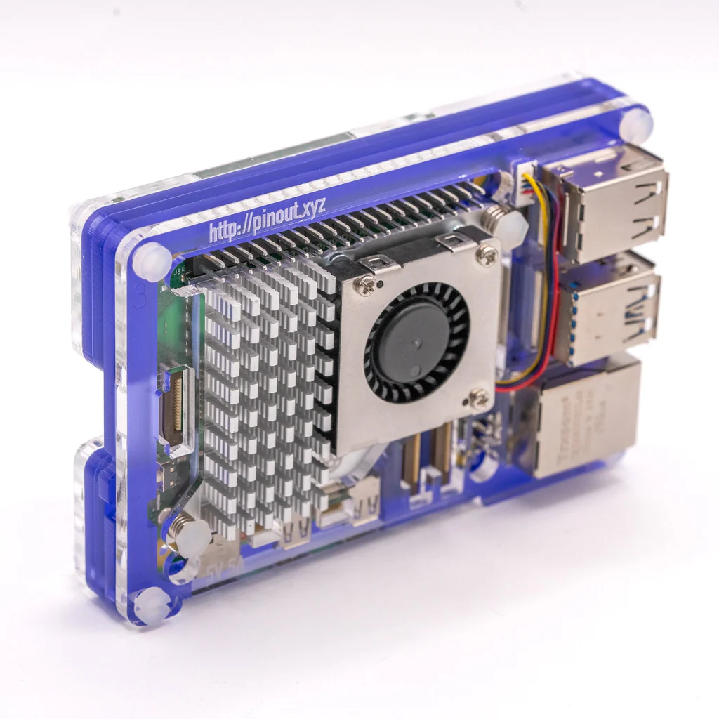 Open Case Raspberry Pi 5 Pibow Coupe 5 (Case for Raspberry Pi 5) - Pimoroni