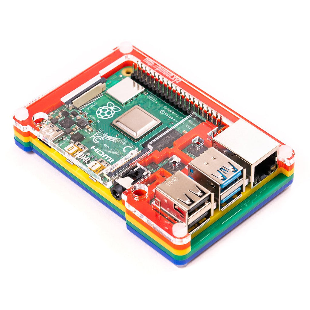 Pibow Coup 4 Raspberry Pi 4 Only Pimoroni pibow-coup-4-raspberry-pi-4-only-pimoroni
