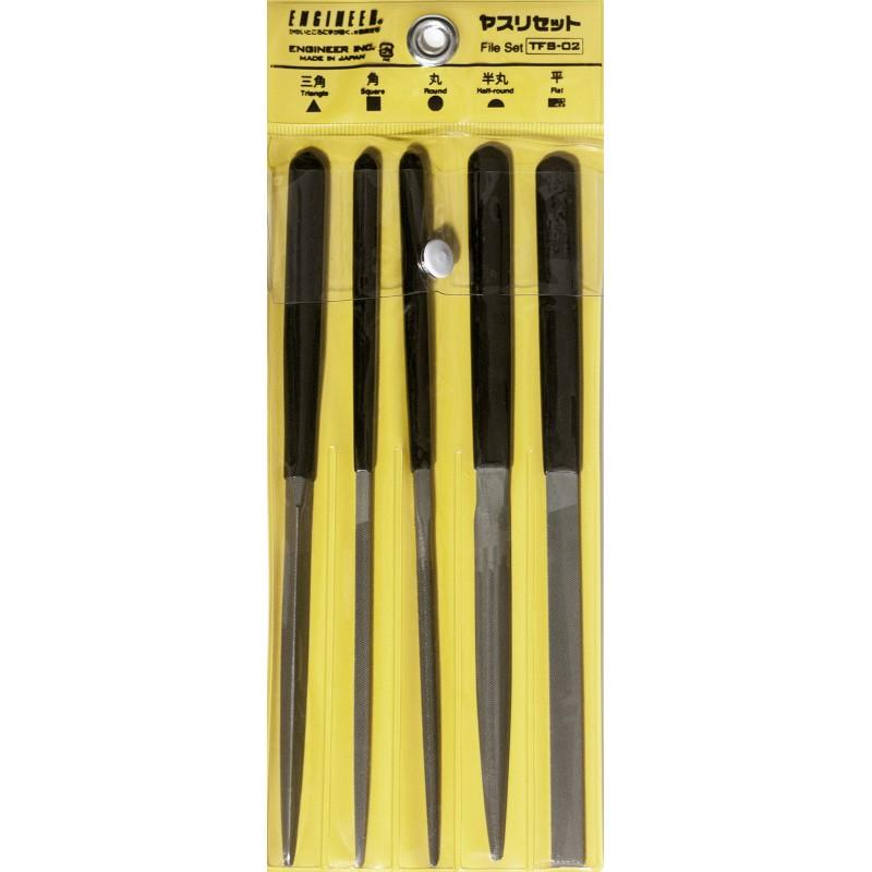 Mini File Set (5pc) - Five precision mini files for getting into small crevices, ideal for adjusting 3D prints, separating tiny orcs or fitting square pegs into round holes!