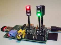 An image of PiStop - Traffic Light Add-on for Raspberry Pi