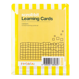 Micro Learning Card Game scroll:bit MicroPython Learning Cards - Pimoroni