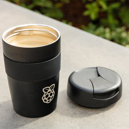 An image of Raspberry Pi Laser Engraved Travel Mug