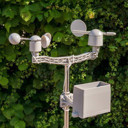 An image of Wind and Rain Sensors for Weather Station (Wind Vane / Anemometer / Rain Gauge)