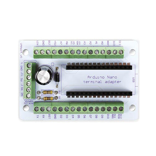 Led Arduino Component Picture ARDUINO® Nano terminal adapter - Pimoroni Wholesale